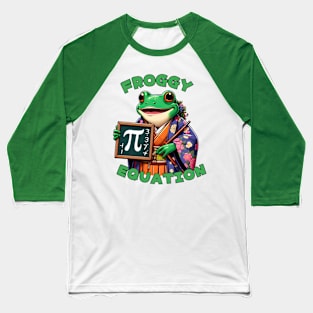 Pi day frog Baseball T-Shirt